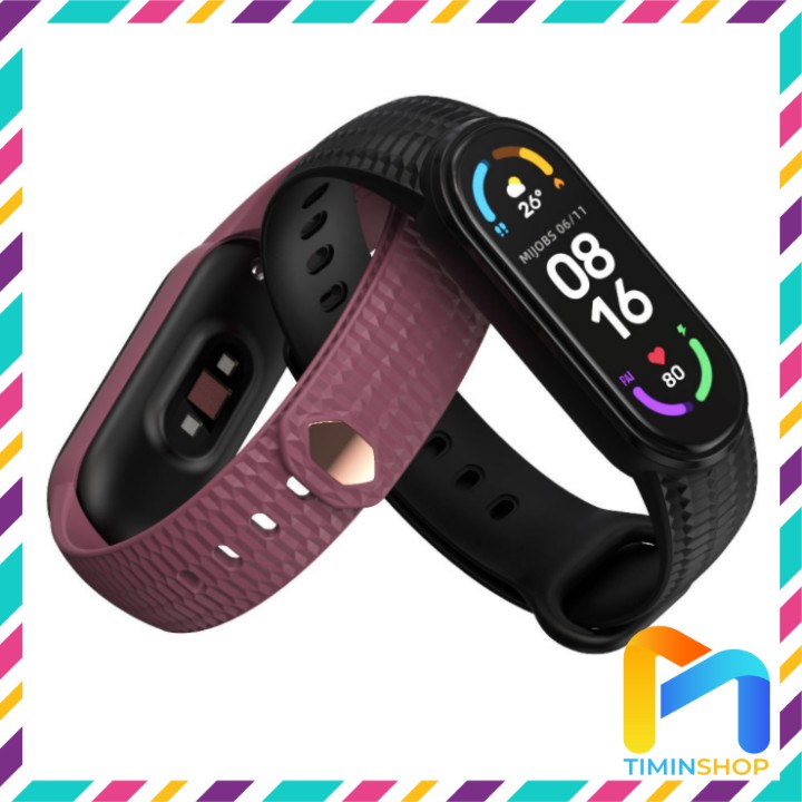 Dây Miband 5, Mi band 6 (Aurora, khóa kim loại) - Mijobs