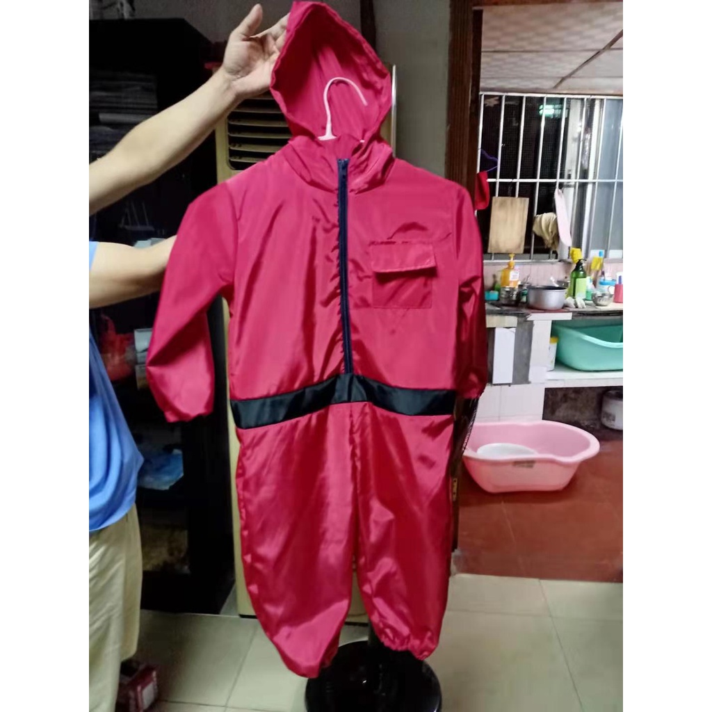 Trang phục hóa trang Squid game đơn giản cho Halloween