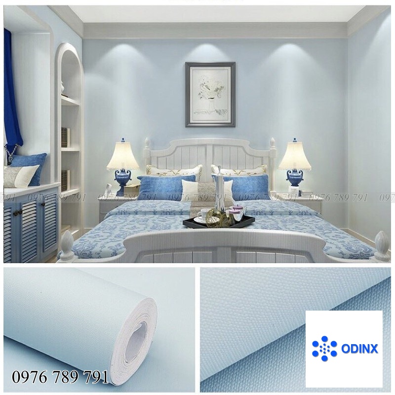 10m Giấy dán tường một màu pastel [GIÁ Sỉ]_rộng 45cm decal dán tường màu trơn pastel có keo sẵn