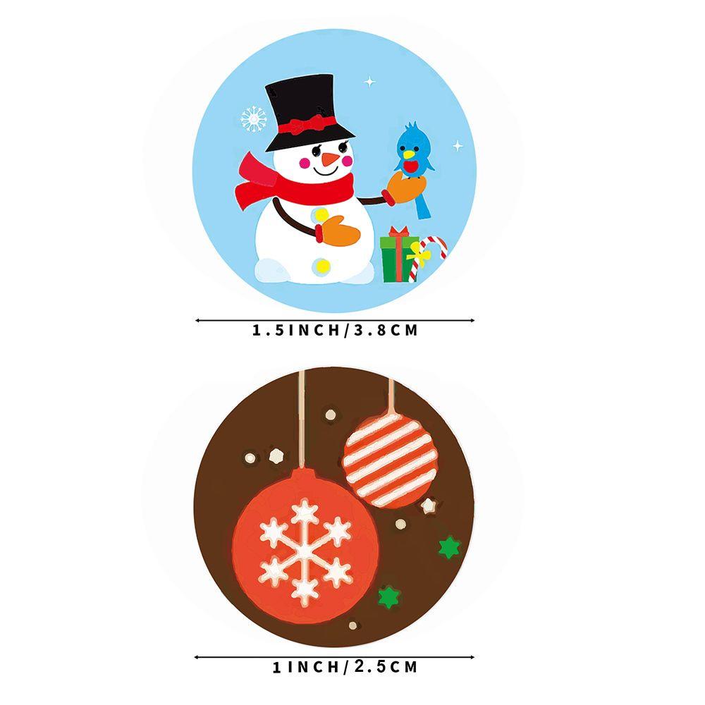 JONYE Bộ 500 Sticker Dán Trang Trí Giáng Sinh