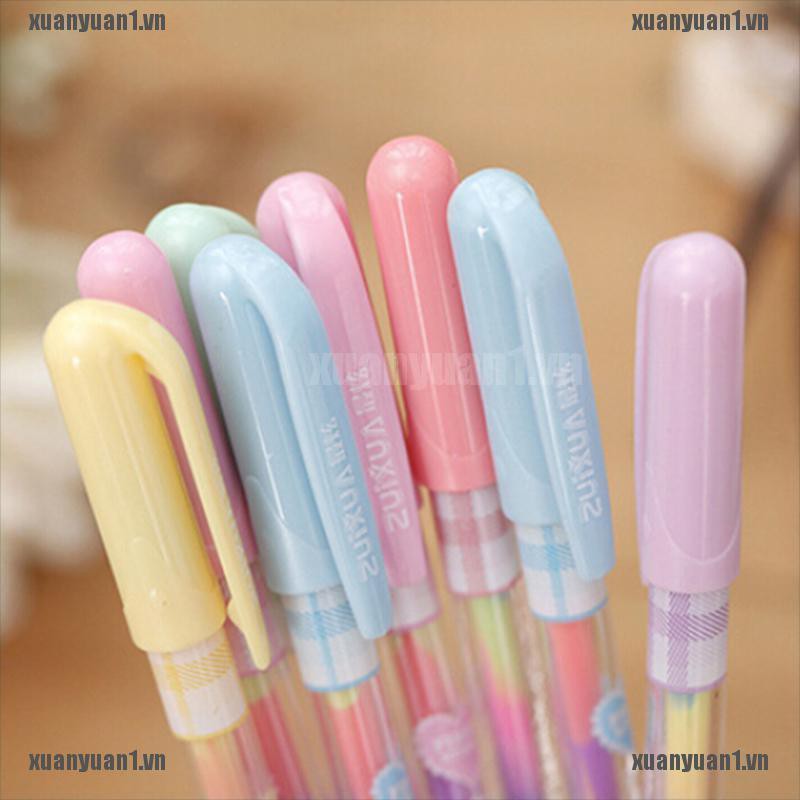 [XUANYUAN1] Set 2 Bút Đánh Dấu 6 Bút Bi Dễ Thương