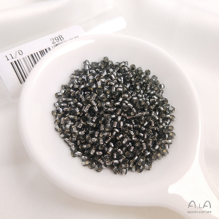 Bộ 10 Túi 1000 Hạt Xỏ Lỗ Tròn 2mm Màu Sắc