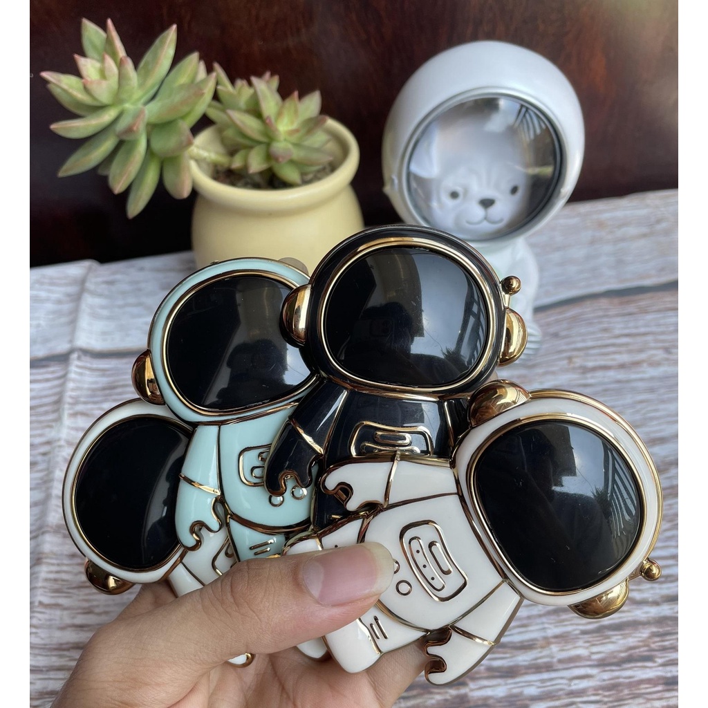 Dán Ring Iring giá đỡ Điện Thoại In Hình Nhà Du Hành Vũ Trụ Mới - phi hành gia