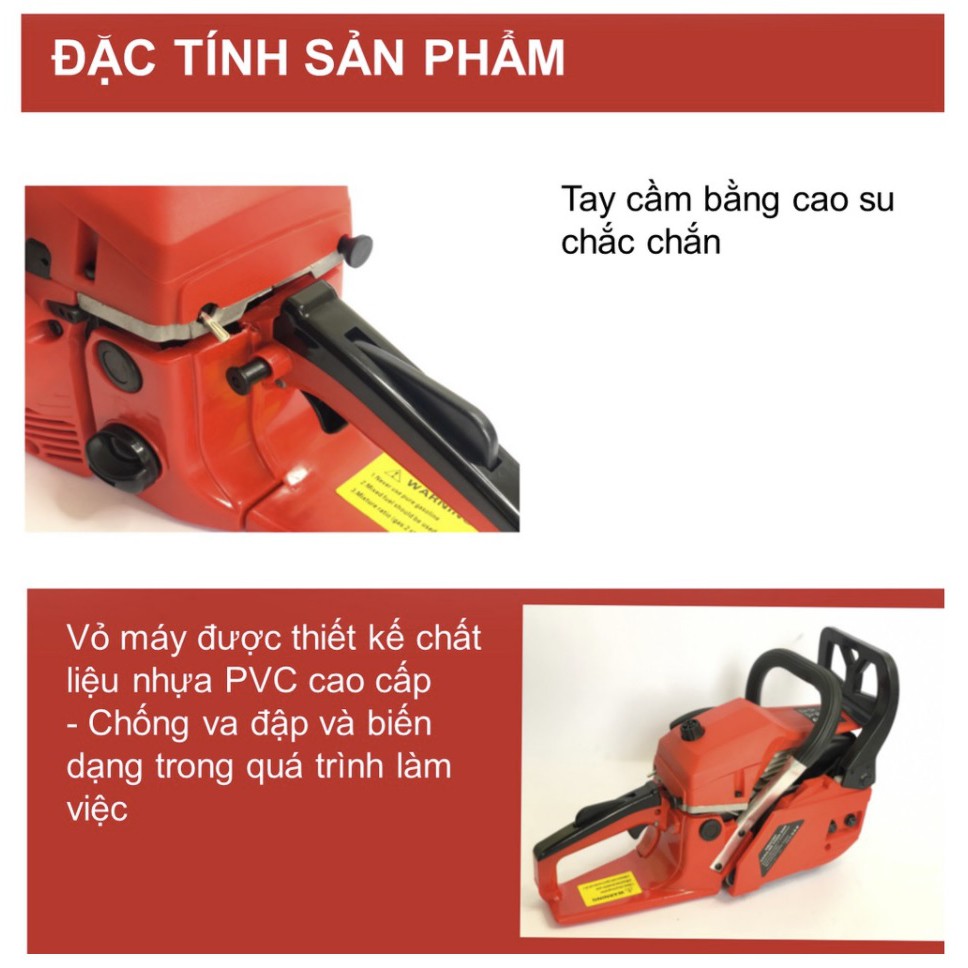 Máy xưa xích - Máy cưa xích chạy xăng KenMax KMGC002