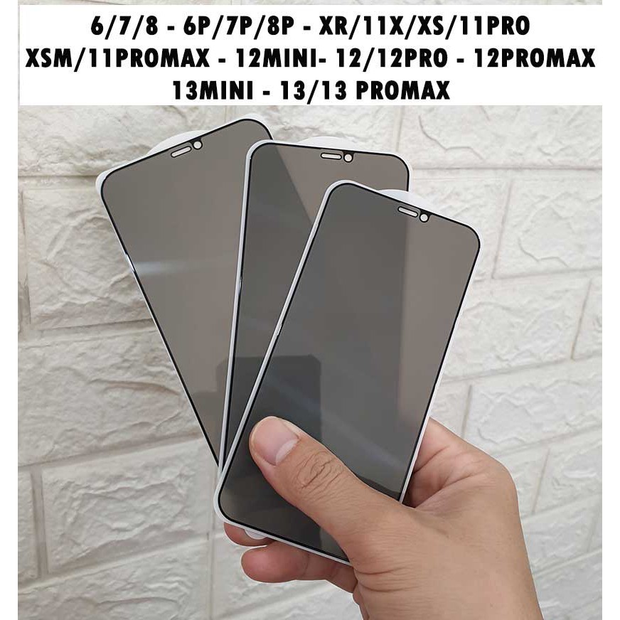 Dán cường lực phủ màn hình chống nhìn trộm iPhone 12 Mini 12/12 Pro 12 Pro Max 13 Mini 13/13 Pro 13 Pro Max