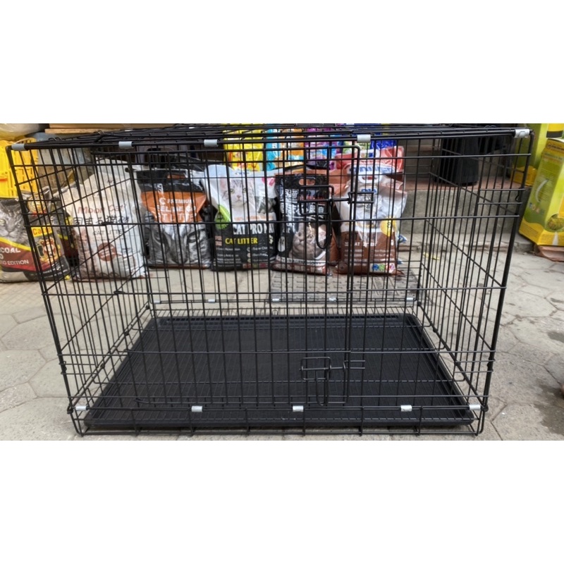 Lồng sơn tĩnh điện sơn nhám đen size XL 90x60x65