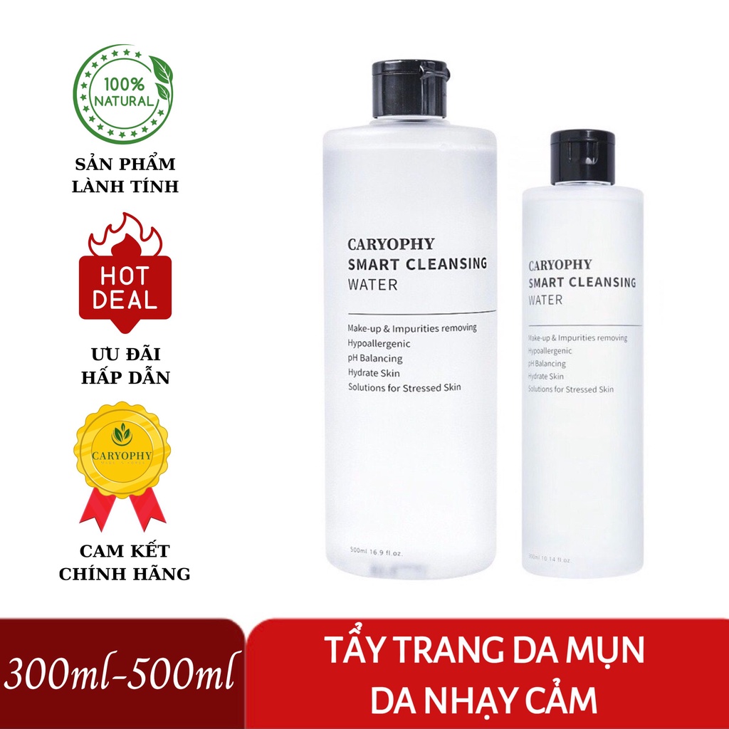 Nước tẩy trang Caryophy Smart Cleansing Water 500ml