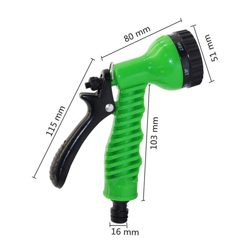 Súng Phun Nước 7 Vòi Áp Lực Cao Có Thể Điều Chỉnh Tiện Dụng Cho Rửa Xe Hơi