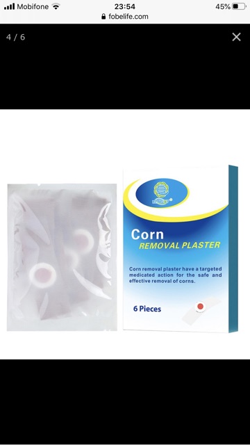 Corn Removal Plaster – Miếng dán loại mụn cóc