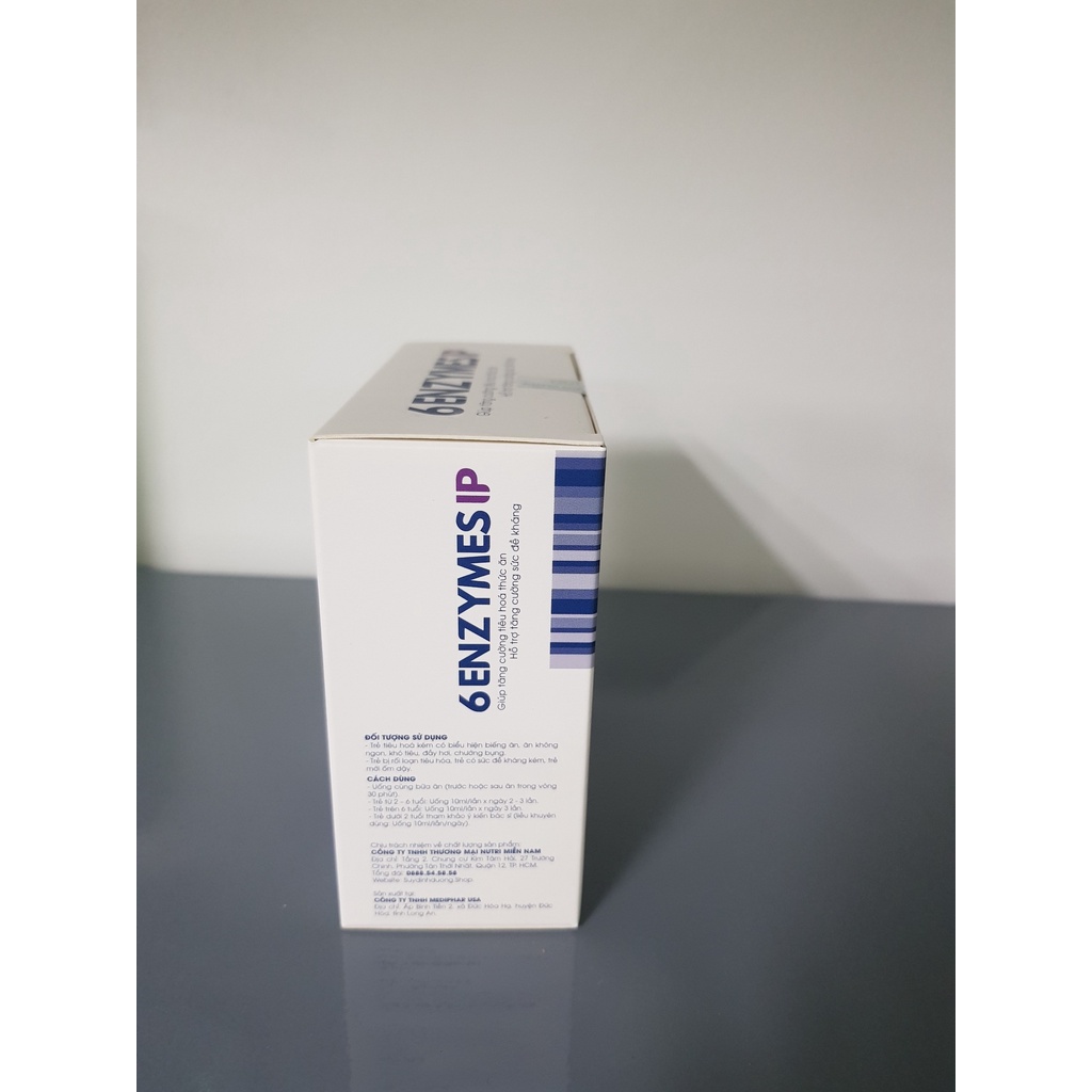 SIRO 6 ENZYM IP - PHÒNG NGỪA BIẾNG ĂN, HỖ TRỢ TIÊU HÓA