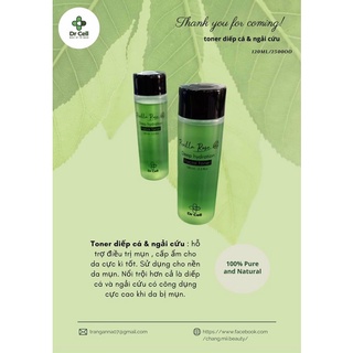 Toner Ngải cứu diếp cá Dr Cell