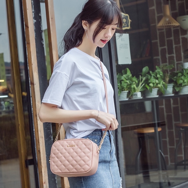 Túi đeo vai IELGY kiểu vuông nhỏ gọn có ngăn chứa lớn sành điệu dành cho nữ