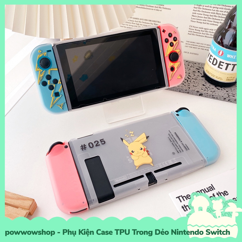 [Sẵn VN - Hỏa Tốc] Phụ Kiện Case Ốp TPU Dẻo Cho Máy Game Cầm Tay Nintendo Switch P-Thunder