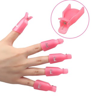 Set Ủ Tháo Móng Tay Hông Tím sẵn