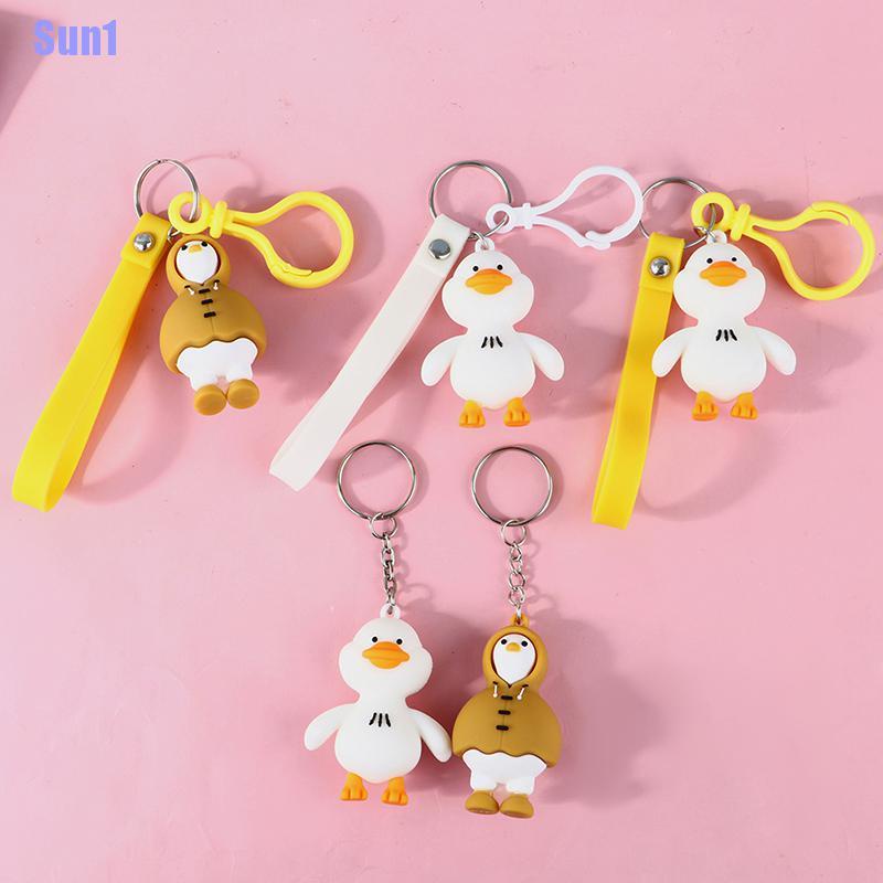 Móc khóa hình vịt hoạt hình đáng yêu