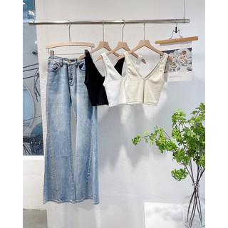 Áo tanktop cổ V , The Peace