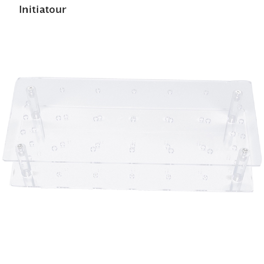 Giá để kẹo mút bánh kem trang trí bằng Acrylic 21 lỗ tiện lợi