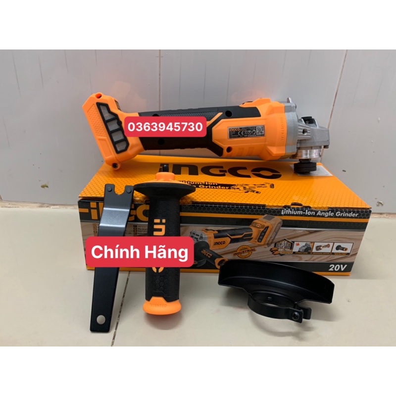 INGCO Máy mài góc dùng pin Lithium-ion 20V CAGLI201008