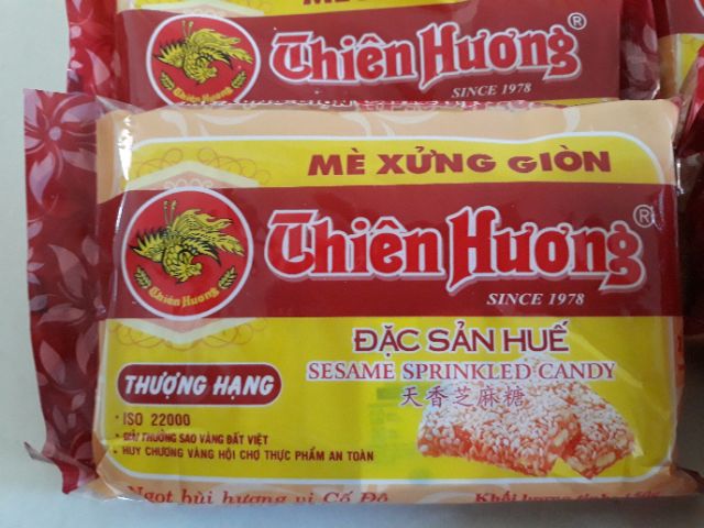 Mè Xửng giòn Thiên Hương 150gr (10 gói) đặc sản Huế