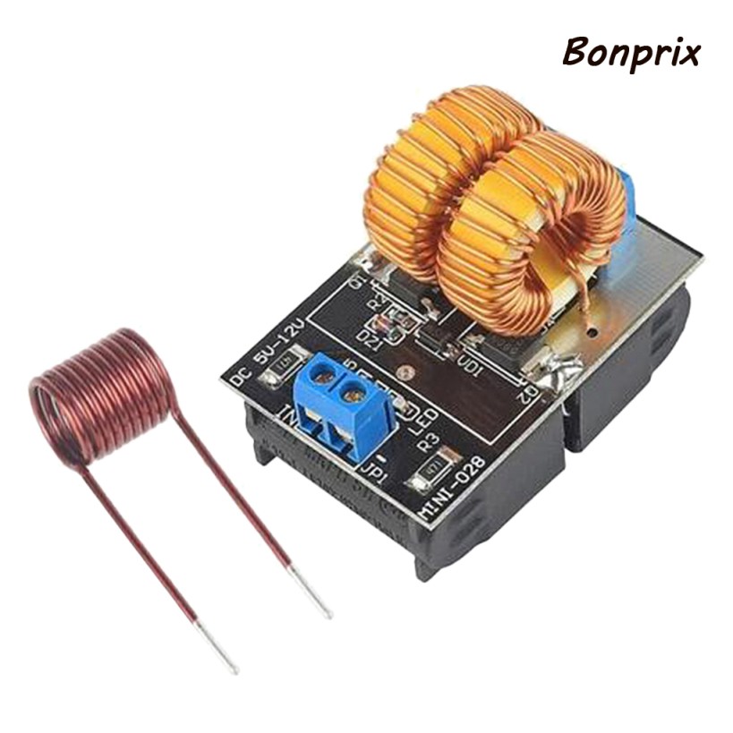 Bảng Mạch Cảm Ứng Sưởi Ấm 5-12V Mini ZVS Kèm Cuộn Dây Đánh Lửa
