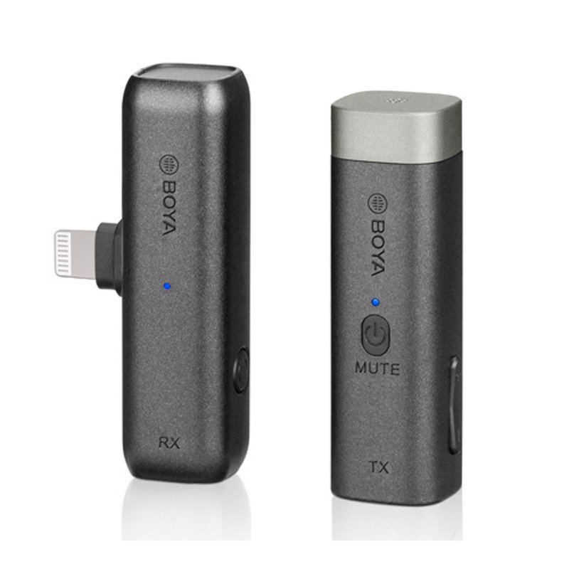 Micro Thu Âm Không Dây True-Wireless Cho Các Thiết Bị IOS, Android Smartphone, Cameras 2.4 GHz Boya BY-WM3D / BY-WM3U