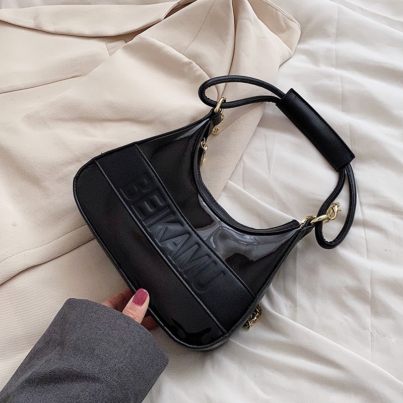 Túi Trong Suốt Phổ Biến Năm nay. Túi Đeo Một Bên Vai Thời Trang Mùa Hè 2022 Đa Năng Phong Cách Nước Ngoài Thời Trang Dành Cho Nữ