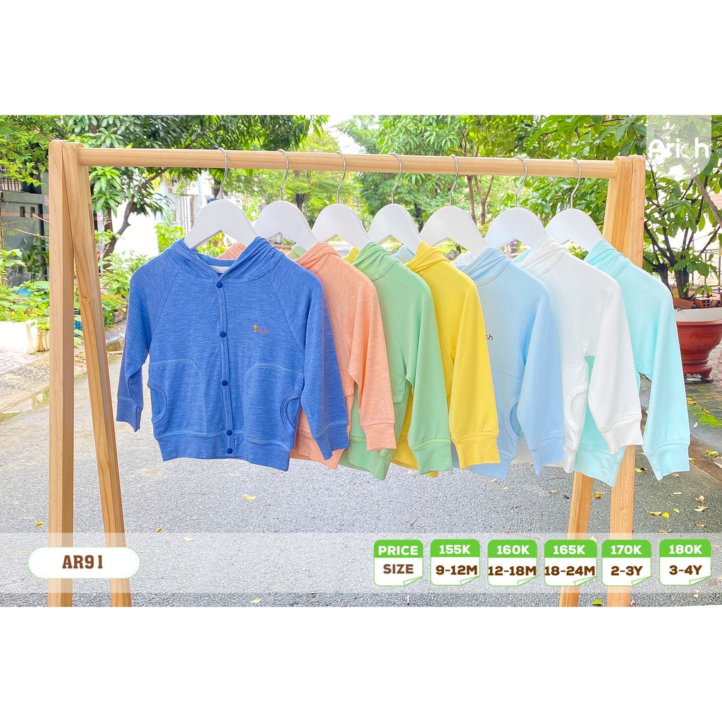 Áo khoác VẢI SỢI TRE ARICH sale 20%