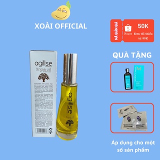 Tinh Dầu Dưỡng Tóc thơm lâu phục hồi tóc hư tổn Agillse Argan Oil 80ml hàng chính hãng CT78
