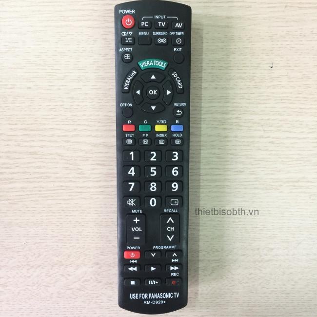 Điều khiển Remote Tivi PANASONIC sử dụng cho tivi Panasonic LCD LED SMART TV 29 đến 60 inch (Mẫu giống hình)