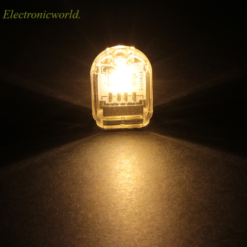 Bóng đèn led mini sạc qua USB gắn móc khóa đa năng cao cấp