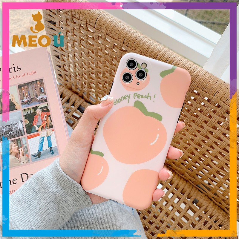 Ốp iPhone Trái Cây Đào iPhone 7Plus/8Plus/X/Xs Max/11/11 Pro Max - ốp iphone
