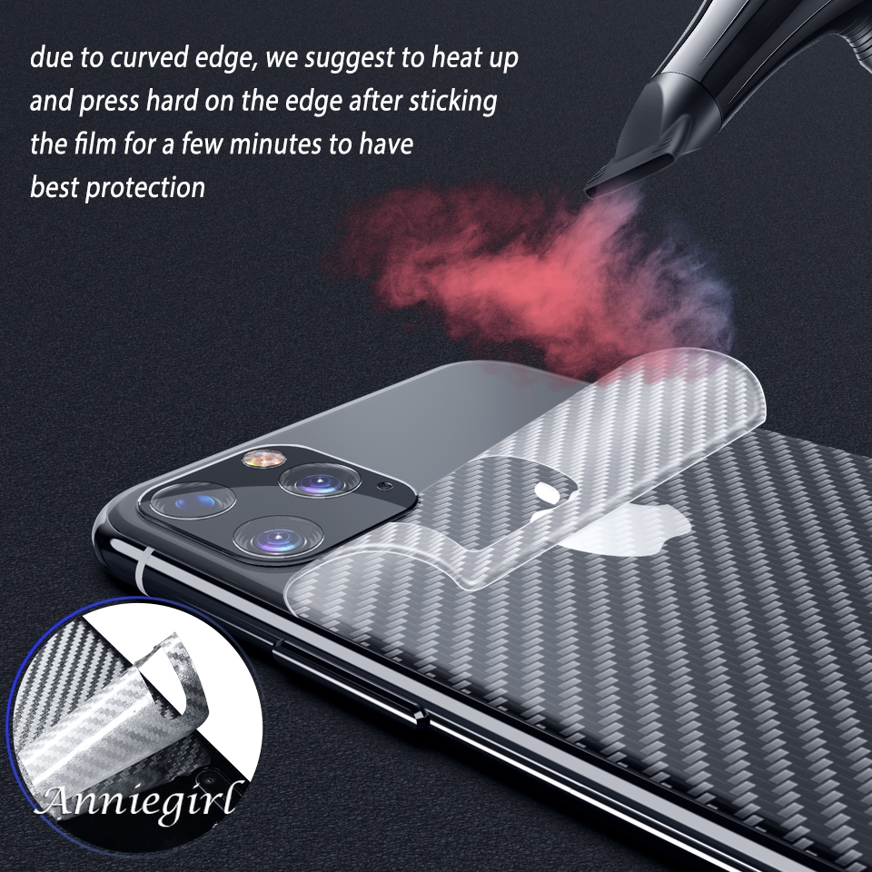 Miếng dán sợi carbon bảo vệ mặt sau điện thoại Iphone 11 Pro Max