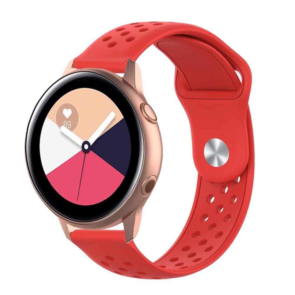 Dây Đeo Thay Thế Chất Liệu Silicon Màu Trơn Cho Samsung Galaxy Watch Active R500