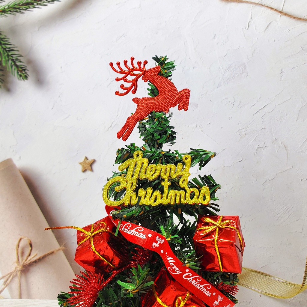 Cây Thông Nhí TNM02 Cao 20CM Để Bàn Trang Trí Giáng Sinh