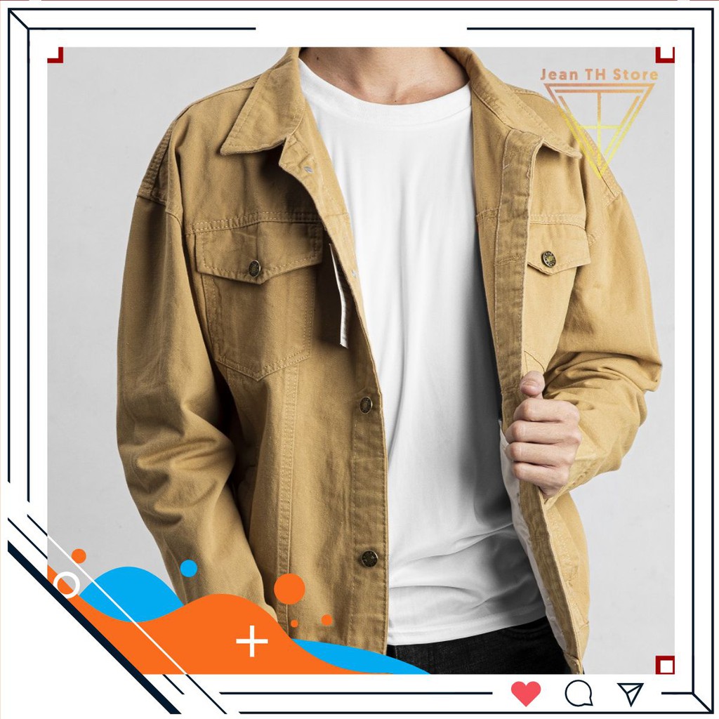 Áo khoác kaki nam nữ  nhiều màu form rộng hàn quốc phù hợp với mọi lứa tuổi PIILUCKY42 | BigBuy360 - bigbuy360.vn