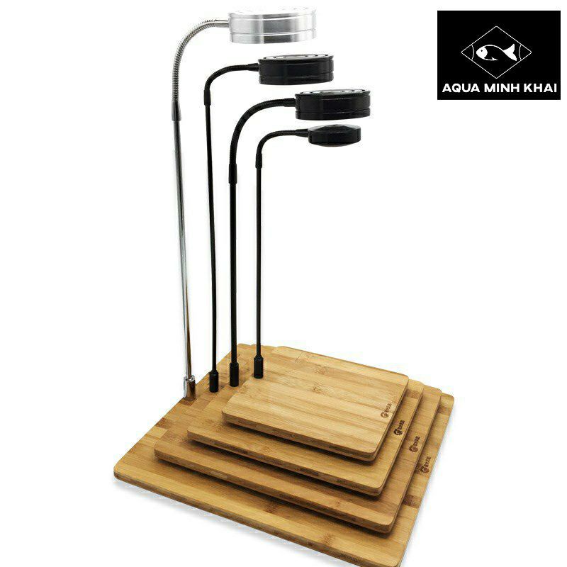 Đèn led kèm đế gỗ chuyên dụng cho bể cá,Bể Thủy Sinh Tiểu Cảnh Nhỏ, bể cá mini, terrarium