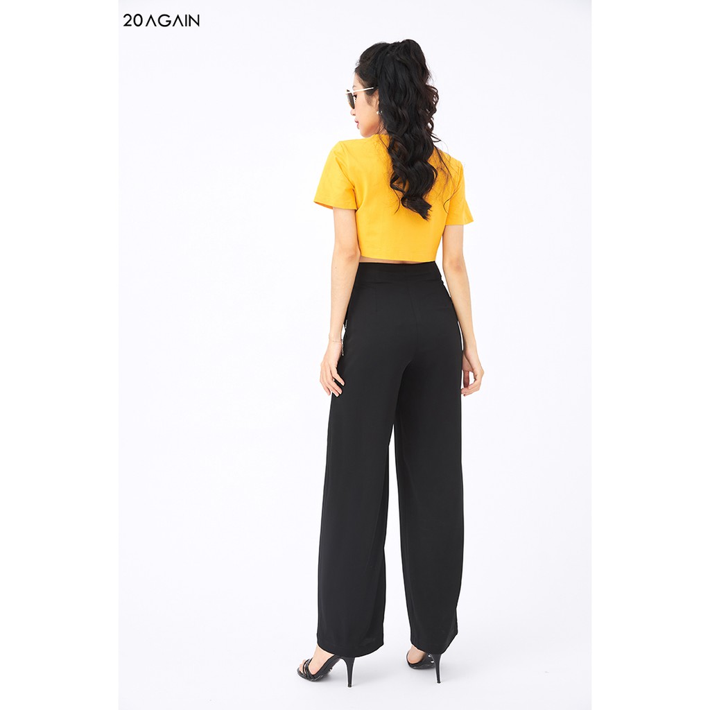 Áo Tshirt cài cúc thân trước 20AGAIN ATW0939 | BigBuy360 - bigbuy360.vn
