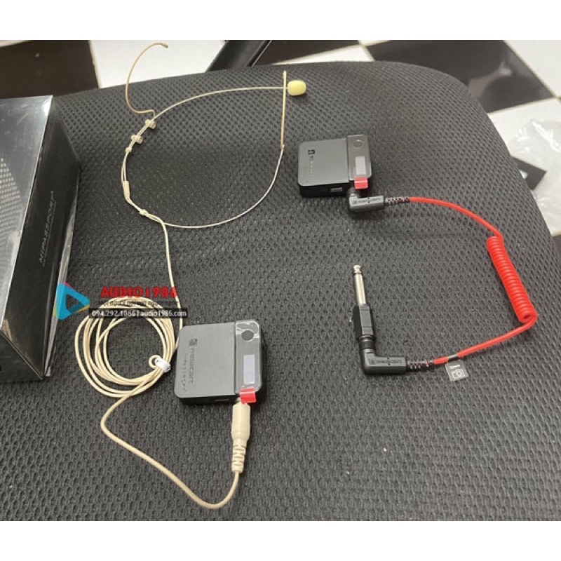 Micro không dây Đeo tai màu da hạt gạo Relacart Mipassport Mi1 Mi2 2.4G Micro Không Dây Di Động kết nối amply loa kéo