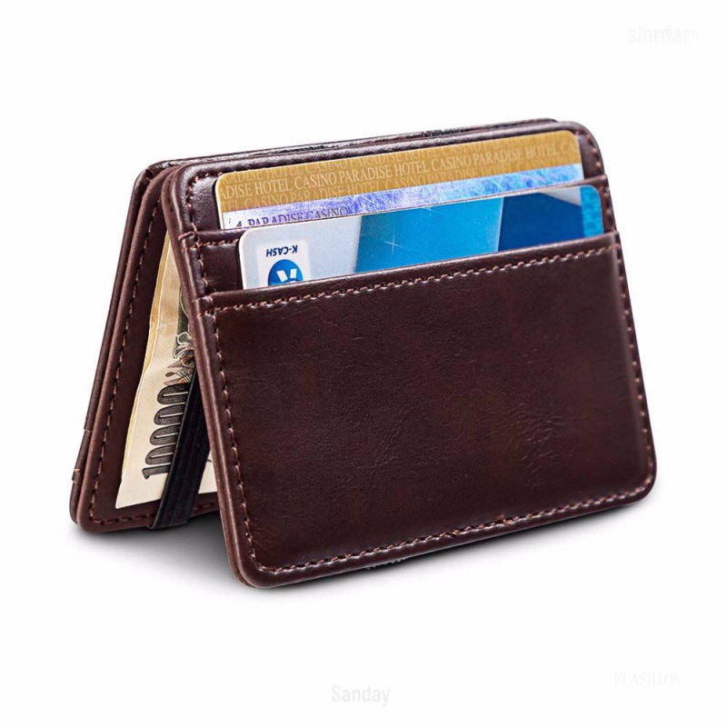 Ví Da Đựng Tiền / Thẻ Mini Nhiều Màu Thời Trang Chất Lượng Cao Cho Nam