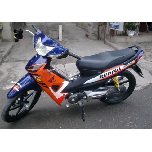 Bộ dàn áo xe wave REPSOL MÀU CAM -wave RS -WAVE S -WAVE đời 2006 đến 2016 wave máy 100 và 50cc-nhựa ABS (TẶNG TEM REPSOL