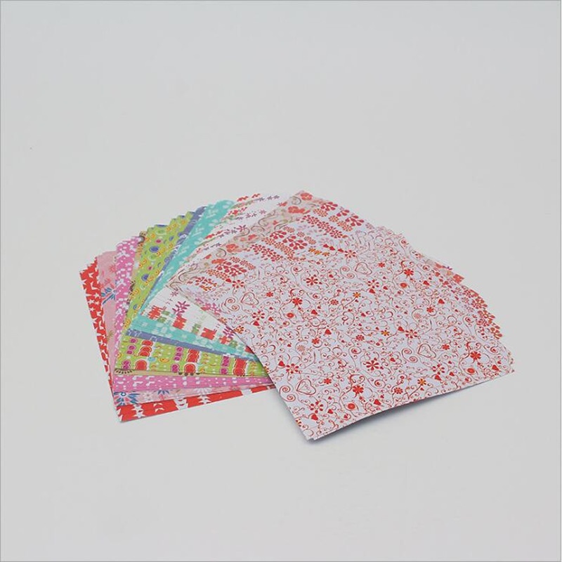 Set 72 Giấy Vuông 15 * 15cm Họa Tiết Giấy Xếp Origami