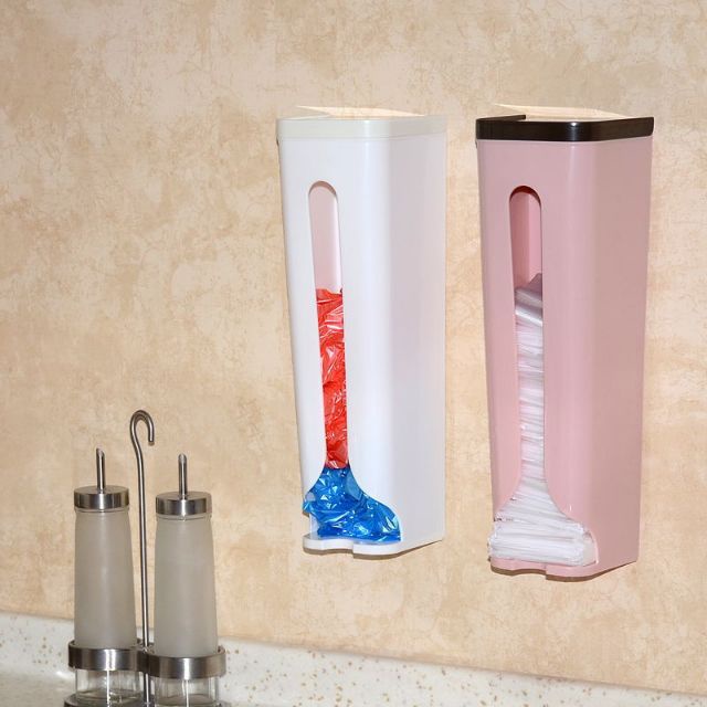 Hộp Đựng Túi Bóng, Túi Nilong, Túi Rác, Gắn Tường Đa Năng