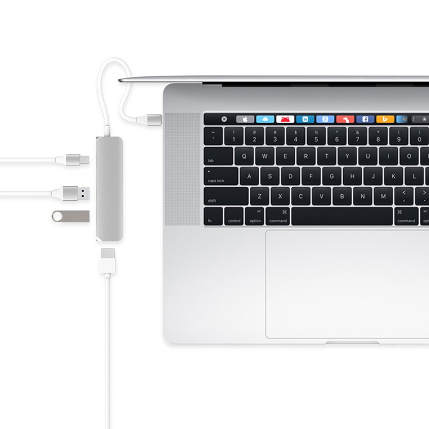 HyperDrive USB Type C Hub with 4K HDMI Support For MACBOOK Pro & 12″