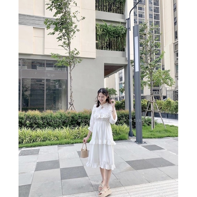 đầm trắng Biboo.clothing