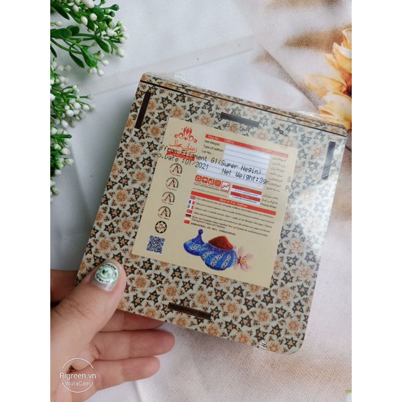 3gr Nhụy hoa nghệ tây saffron negin loại 1 của iran hãng Mojalal