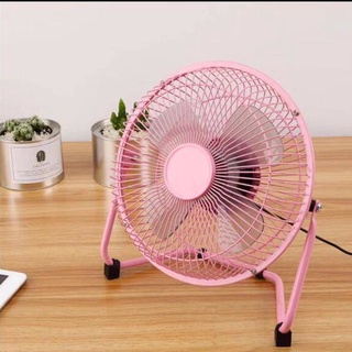 Quạt mini quạt điện mini 4-6 inch-8 inch để bàn bằng sắt cổng cắm usb cho học sinh