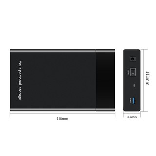 Box ổ cứng 3.5 inch SATA USB3.0 - BX67