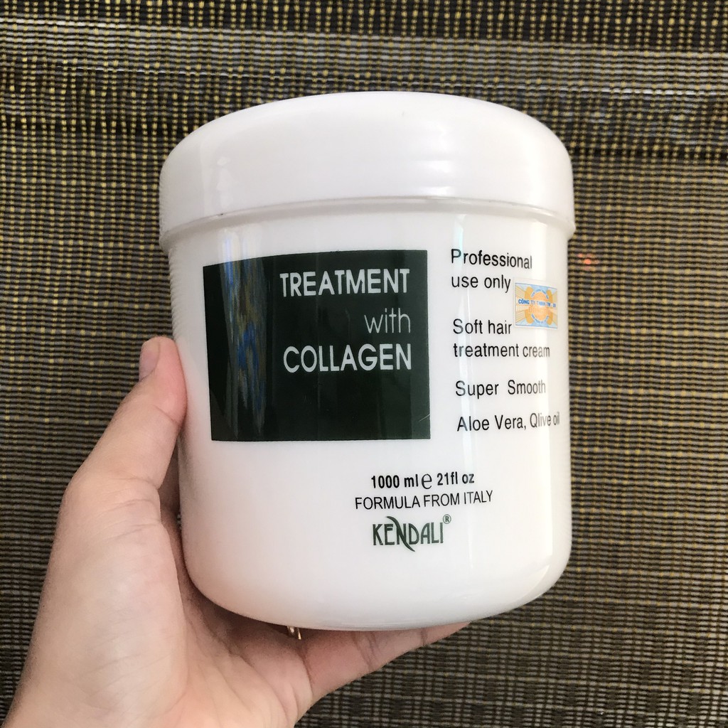 ✅ Hàng_Chính_Hãng_100%✅KEM HẤP DẦU Ủ TÓC PHỤC HỒI COLLAGEN KENDALI 1000ML