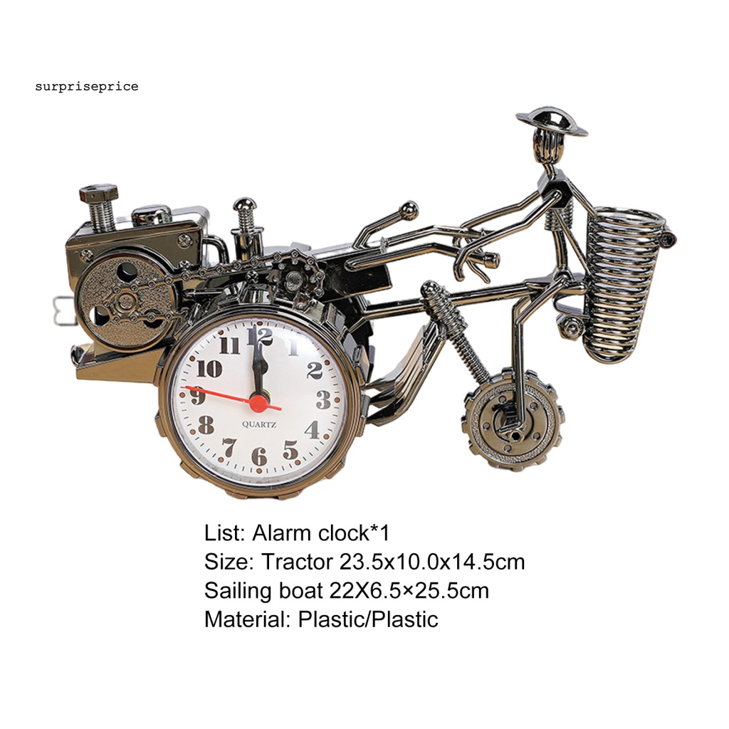 Đồng Hồ Báo Thức Để Bàn Siêu Êm Phong Cách Vintage