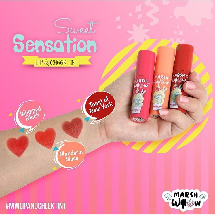 (hàng Mới Về) Son Môi Marshwillow Sweet Sensation Trang Điểm Má By Natasha Wilona | BigBuy360 - bigbuy360.vn
